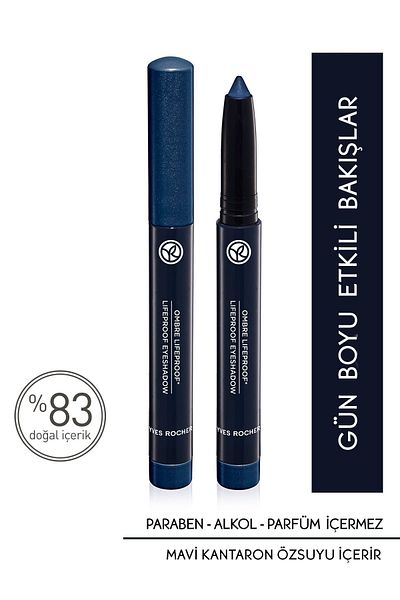 Yves Rocher Dark Blue Cream Textured Pen - 1.4 Gr-52806