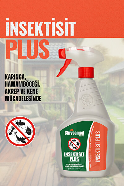 Chrysamed İnsektisit Plus 1 Lt Karınca Hamamböceği Akrep Kene Mücadelesi İçin...