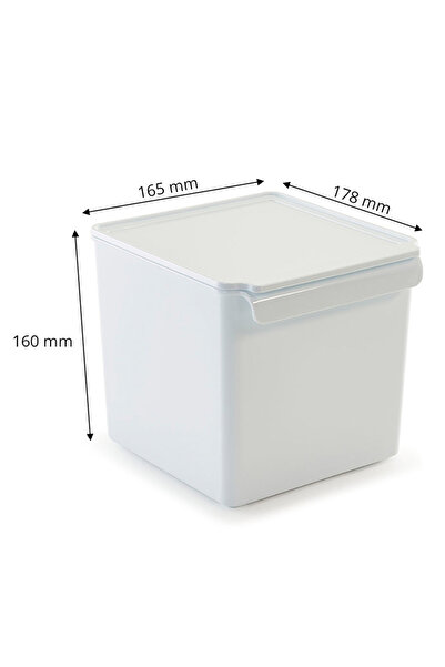 Prima Nova Οργανωτής Κουζίνας Μπάνιου με Κάλυμμα Λευκό 165*178*160 mm