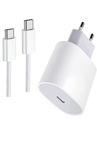 GLOBTEL Iphone 15 16 17- 15 16 Pro-15 16 Plus- 15 16 ProMax 16e Uyumlu Hızlı Şarj Aleti 20w hasır kabloluset