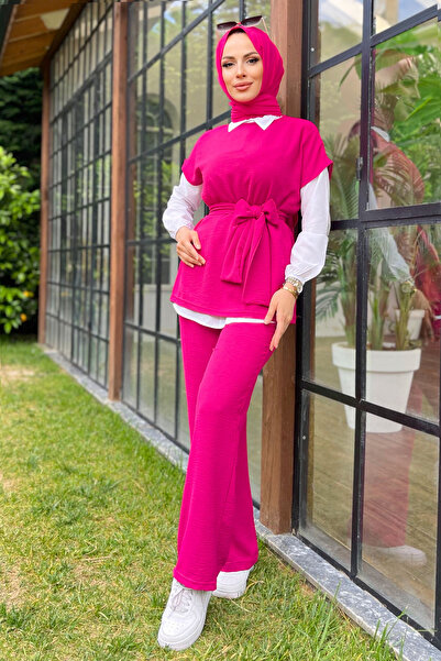TOFİSA Double Suit Fuchsia - 11448