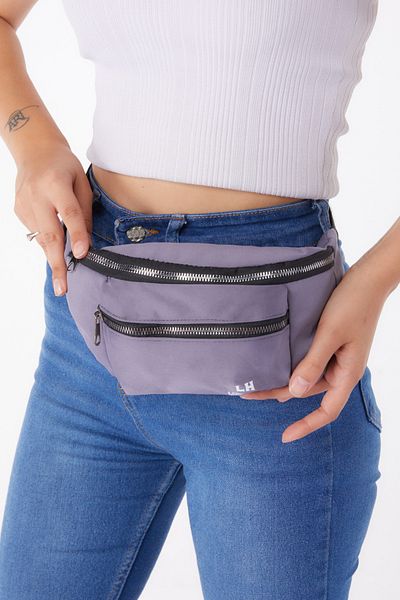 TOFİSA Anthracite Women's Waist Bag - 25660