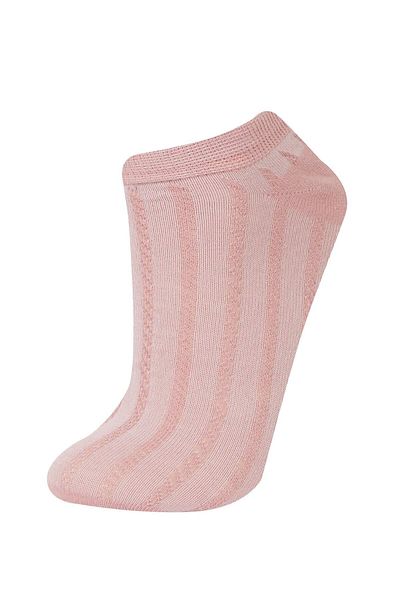 DeFacto 5-teilige Baumwoll-Booties-Socken für Damen E2127AXNS