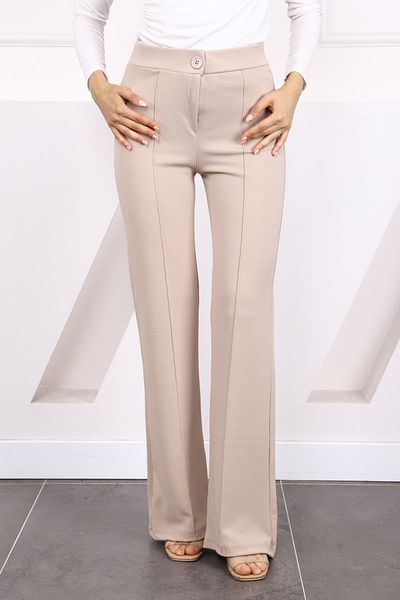 İmajButik Stone Grass Lycra Spanish Leg Trousers
