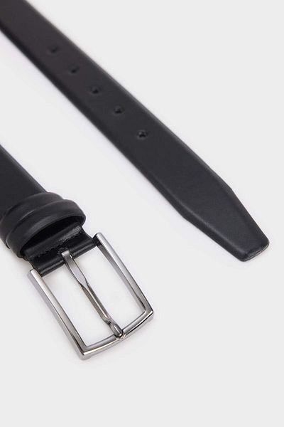 DeFacto Men's Rectangular Buckle Faux Leather Jean Belt F0438Axns