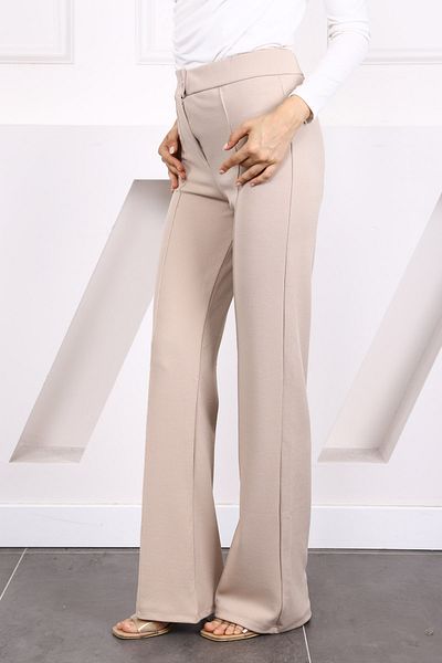 İmajButik Stone Grass Lycra Spanish Leg Trousers