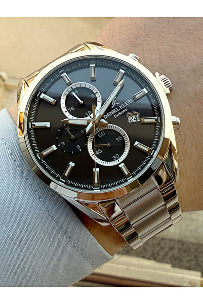 Daniel Klein İç Göstergeleri Aktif Çelik Gri Renk Erkek Kol Saati