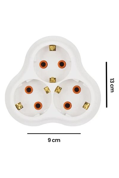 Nilson 3-Piece Grounded Male Plug Golyat - Yonca Type Kpf 5050005