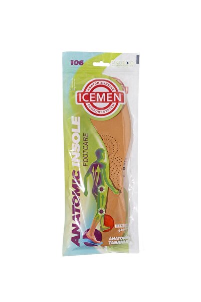 Icemen 106 - Jel Topuk Destekli Deri Tabanlık Camel