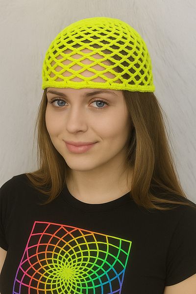 HAPPY HANDMADE Cleopatra Beret/File Beret/Summer Hat/Cleopatra Hat/Mesh Hat