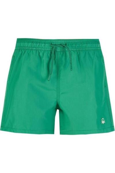 Benetton Boy's Green Shorts