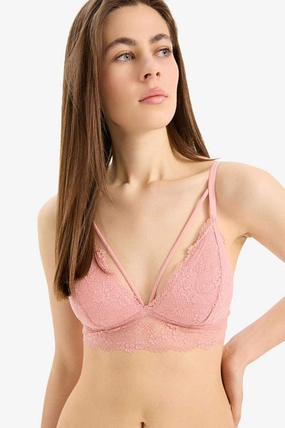 DeFacto Bralet cu tampoane acoperite cu dantelă cu tampoane-Fall in Love R6569AZ25SP