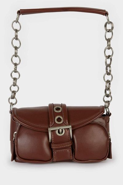 DeFacto Women's Faux Leather Shoulder Bag E3355Axns