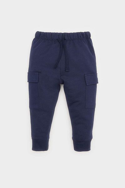 DeFacto 2-teiliges Set für Babys, Jungen, bedruckt, Kapuze, kurze Ärmel, Sweatshirt, Jogginghose E4911A525SP