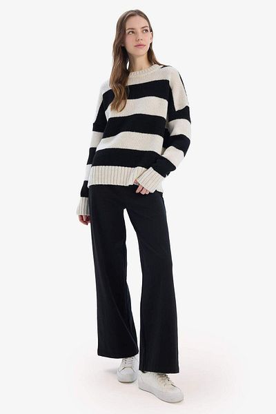 DeFacto Wide Leg Sweatpants - Wide Leg, Standard Size E7952Ax25Sp