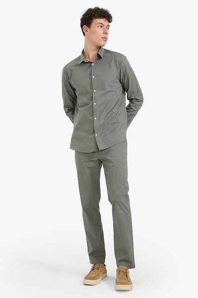 DeFacto Regular Fit Regular Cut Summer Straight Leg Chino Canvas Trousers D7349Ax25Sp