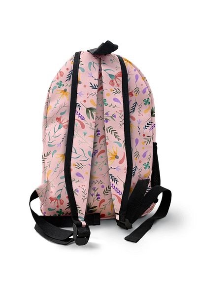 Kokopatik Rucsac roz cu model de primăvară