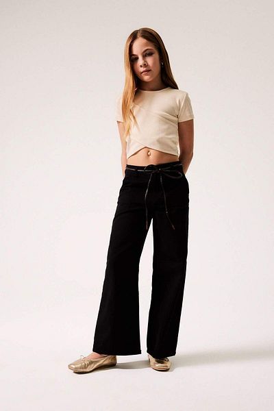 DeFacto Girls Wide Leg Wide Leg Cotton Pants D9133A825Sp
