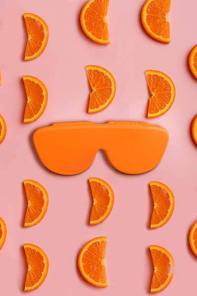 CARRY Me Case Turuncu Silikon Gözlük Kılıfı