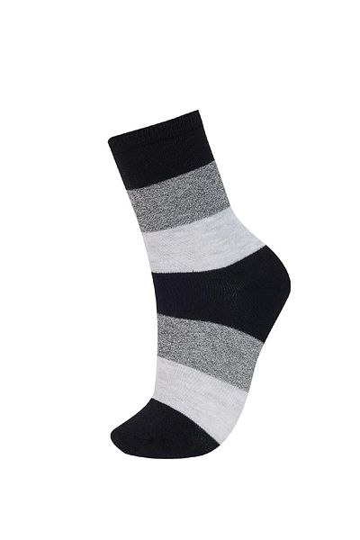 DeFacto 5-teilige lange Baumwollsocken für Jungen E5525A8NS