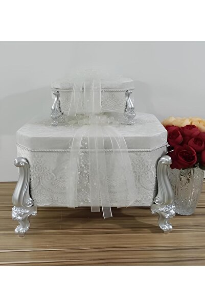 Hasret Çeyiz Söz Nişan Bohça Gelin Damat Çeyiz Sandık 2li 0330