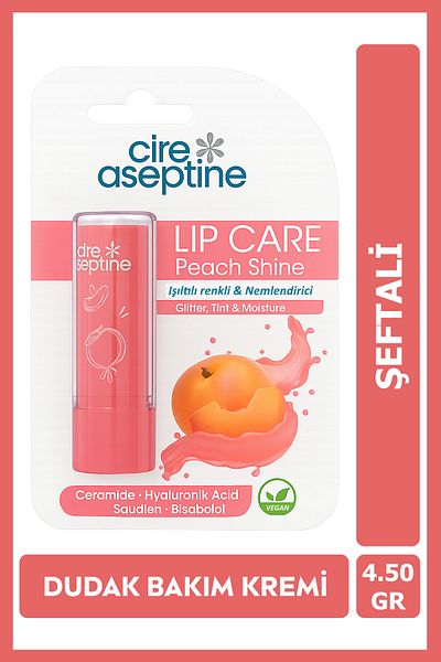 CIRE ASEPTINE مرطب الشفاه بلون الخوخ للعناية بالشفاه 4.5 جم