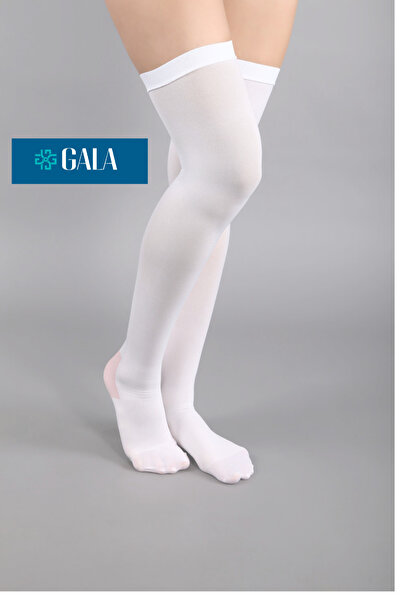 GALA MEDİKAL Gala Anti Emboli Diz Üstü Silikonlu Çorap