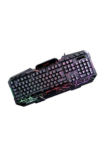 Microdigit Raider Gaming Kit 4 in 1 Illuminated Gaming Keyboard, Mouse, Wired Headset, Clear Microphone and Mouse Pad