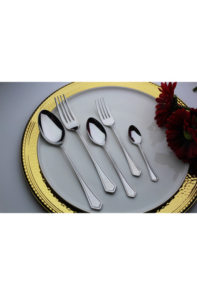 Rollers Petra 30 Piece Fork Spoon Set for 6 People
