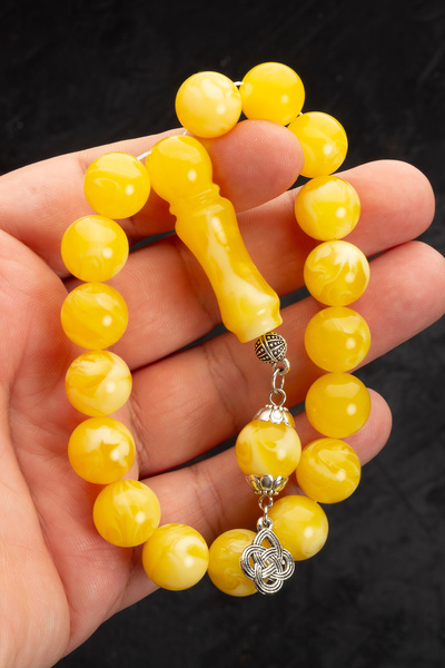 EHİNOS هدية للرجال 14 ملم ماسكوت بوي بيروت قطرة العقيق المسبحة، Efe Tesbihi