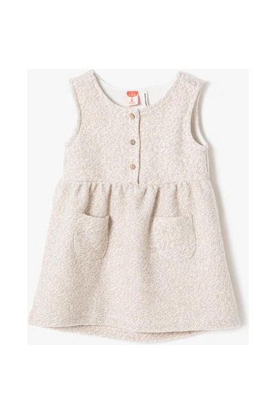 Koton Dress Sleeveless Crew Neck Button Detailed Pocket