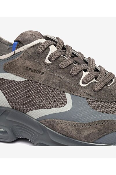 Greyder Erkek Koyu Gri Hakiki Deri Spor Ayakkabı 4Y1SA17200