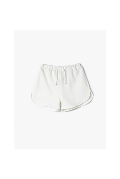 Koton Dívčí šortky Ecru - 4skg40070ak