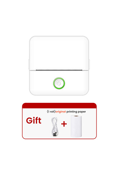 Choice طابعة حرارية محمولة عالية الدقة White X6 Mini مزودة بملصقات وتقنية بلوتوث Endurance للطلاب - عنوان الخطأ