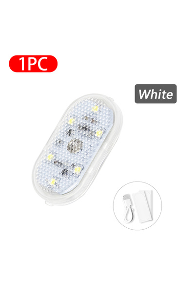 Choice White lighting 1pc BLALION Car LED Touch Lights Wireless Interior Light Magnetic Auto Door Light Roo