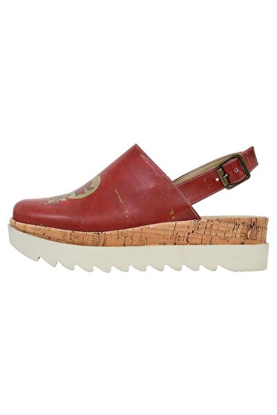 Dogo Women's Vegan Leather Orange Thick Sole Sandals - Warner Bros Tom and Jerry Design