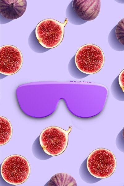 CARRY Me Case Mor Katlanabilir Silikon Gözlük Kılıfı