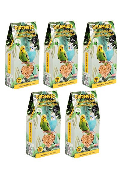 BirdMozz Premium Vitaminli Muhabbet Kuşu Yemi Lüx Karışım 700 gr X 5 Adet