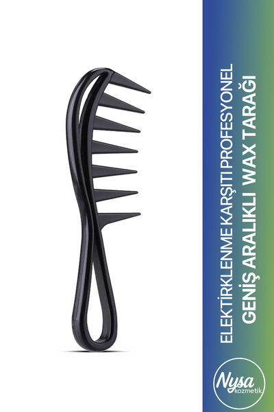 Nysa Geniş Aralıklı Profesyonel Wax Tarağı
