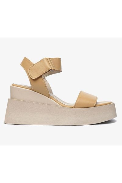 Greyder 50731 Women's Nude Genuine Leather Fashion Sandals
