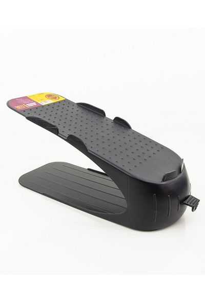 Dükkanönü 12 Black Shoe Ramps - Shoe Organizer Organizer Dk