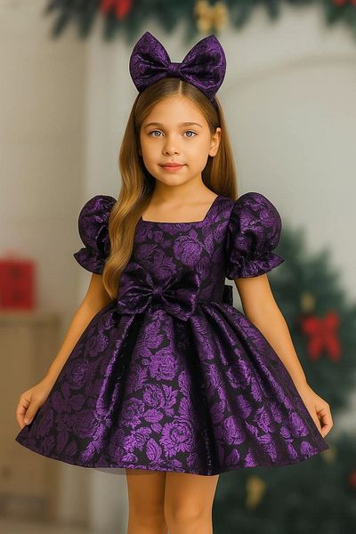 Nissa Spring Patterned Girl's Dress
