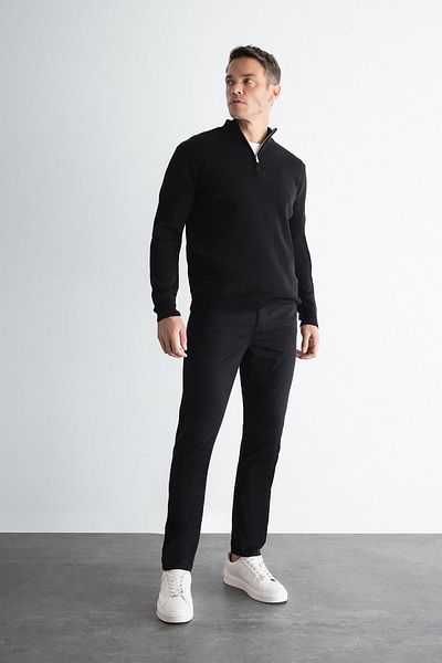 DeFacto Pantaloni din pânză Chino, slim fit, bumbac, elastic, picior subțire C9441ax24au