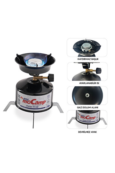 Genel Markalar Mocamp Kamp Ocağı, 1 Tüp Gaz Hediyeli