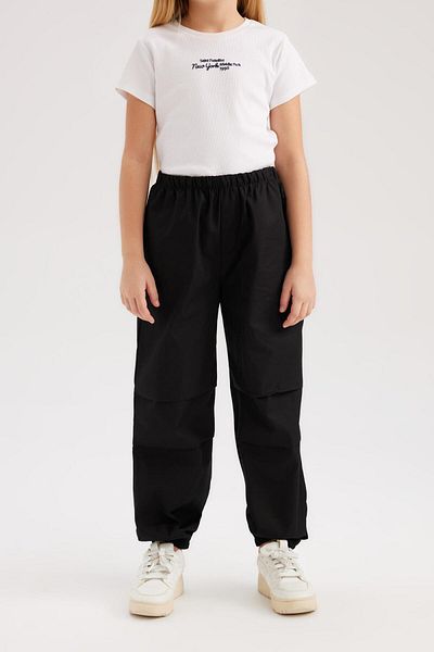 DeFacto Girl's Cotton Parachute Trousers - B1115a823hs