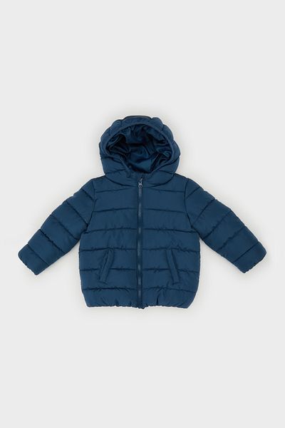 DeFacto Inflatable Coat with Water Repellent, Hood and Zipper for Baby Boy - A2859A524Au