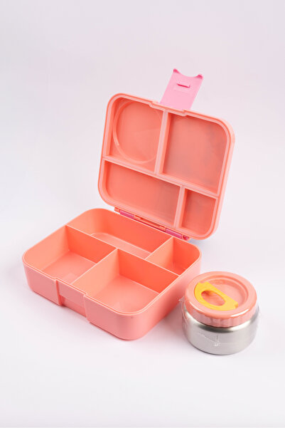 Cocobee Whale Bento Lunch Box with Food Jar - 4 compartments, leakproof, 1.67...