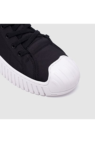 Beta Siyah Paraşüt Kumaş Kadın Sneaker Ayakkabı [B70006]