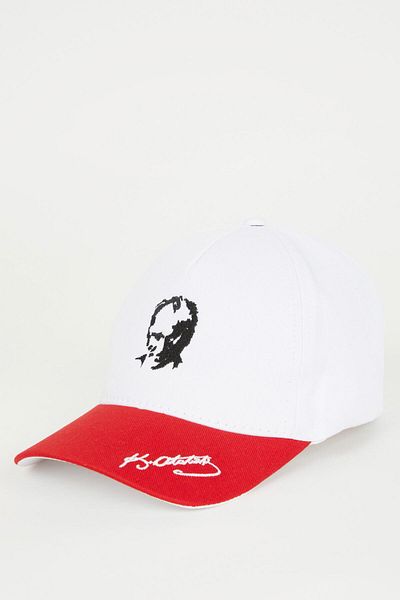 DeFacto Шапка с щампа Ataturk за момче A0399a823sm
