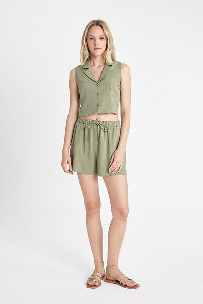DeFacto Shorts aus Leinenmischung im Regular Fit - D0967AX24HS